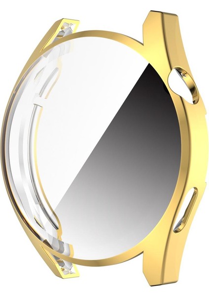 Huawei Watch Gt 3 46MM 42MM Koruyucu Kılıf Gt3 Her Şey Dahil Elektrolizle Kaplama Silikon Ekran Koruyucu Yumuşak Tpu Kılıf (Yurt Dışından)