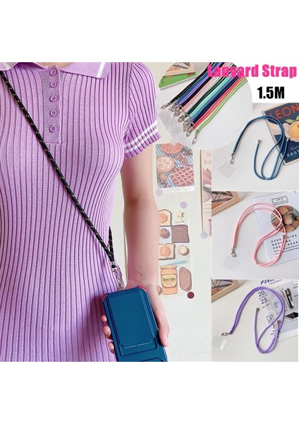 Evrensel Cep Telefonu Ipi Boyun Askısı - Crossbody Telefon Ipi Ayarlanabilir Naylon Boyun Askısı Telefon Kılıfı Tuşları Için Güvenlik Ipi Çoğu Akıllı Telefonla Uyumlu Kimlik Rozetleri (Yurt Dışından) indirimleri