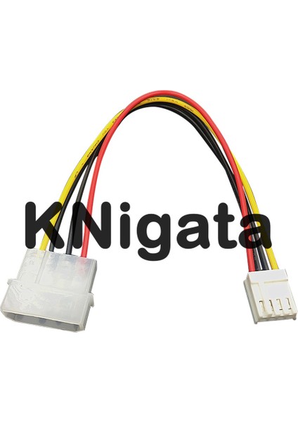 [bıgsale] 20CM 4-Pin Büyükten Küçüğe Güç Kablosu Bilgisayar Pc Için Metal Disket Sürücü Güç Kablosu (Yurt Dışından)