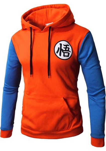 Japon Anime Dragon Ball Goku Varsity Kapüşonlular Erkek Kazak Beyzbol Ceketi (Yurt Dışından) fırsatları