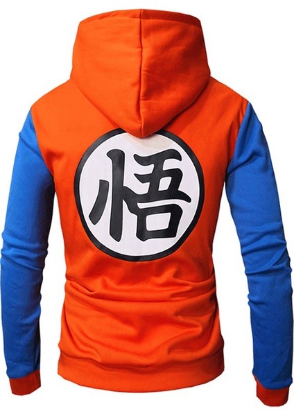 Japon Anime Dragon Ball Goku Varsity Kapüşonlular Erkek Kazak Beyzbol Ceketi (Yurt Dışından) indirimleri
