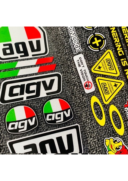 [indirimde] 2set Agv Kask Çıkartmaları Yan Çıkartmalar (Yurt Dışından) modelleri