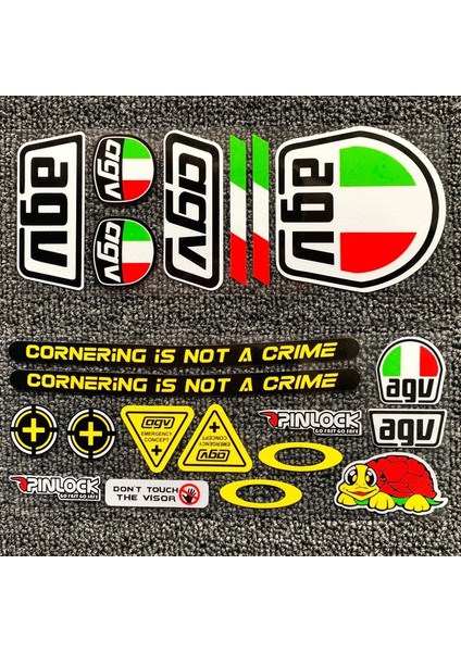 [indirimde] 2set Agv Kask Çıkartmaları Yan Çıkartmalar (Yurt Dışından) fırsatları