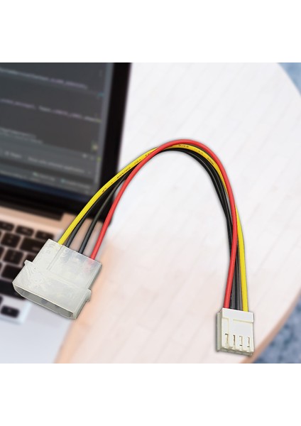 [bıgsale] 20CM 4-Pin Büyükten Küçüğe Güç Kablosu Bilgisayar Pc Için Metal Disket Sürücü Güç Kablosu (Yurt Dışından)