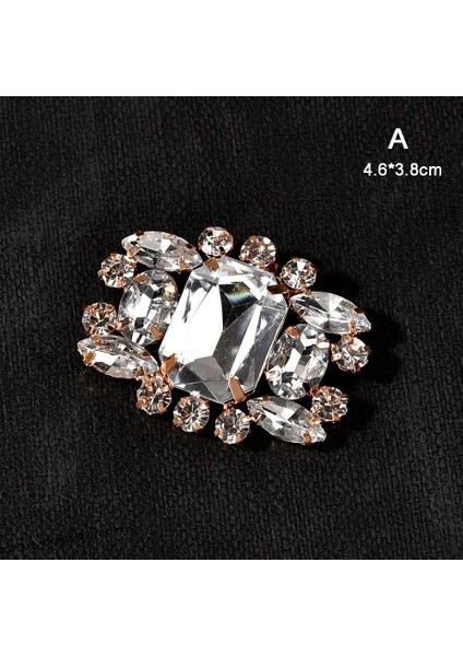 Clever 1 Pc Aksesuarları Ayakkabı Süslemeleri Klip Yüksek Topuk Kare Kelepçe Parlak Klipler Kadın Düğün Taklidi Gelin Charm Toka (Yurt Dışından) fiyatları
