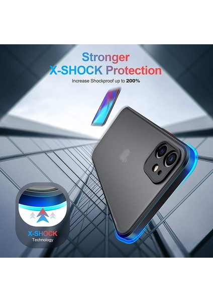 iPhone 13 Lüks Silikon Tampon Şeffaf Sert Pc Koruyucu Kılıf Darbeye Dayanıklı Buzlu Anti-Damla Telefon Kılıfı Xr Apple 12 11 Pro Xs Max Xr x 6 7 8 Plus Için Uygun (Yurt Dışından) fırsatları