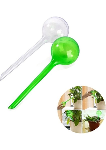 Adet Bahçe Sulama Küreleri Otomatik Sulama Küreleri Bitki Kendinden Sulama Ampul (Şeffaf ve Yeşil) (Yurt Dışından) fırsatları