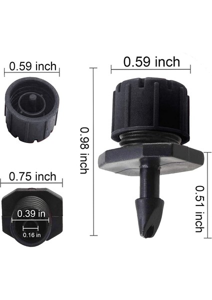 150 Adet Ayarlanabilir Sulama Damlatıcılar Sprinkler 1/4 Inç Verici Damlatıcı Mini Damla Sulama Sprinkler Çim Için (Yurt Dışından) indirimleri