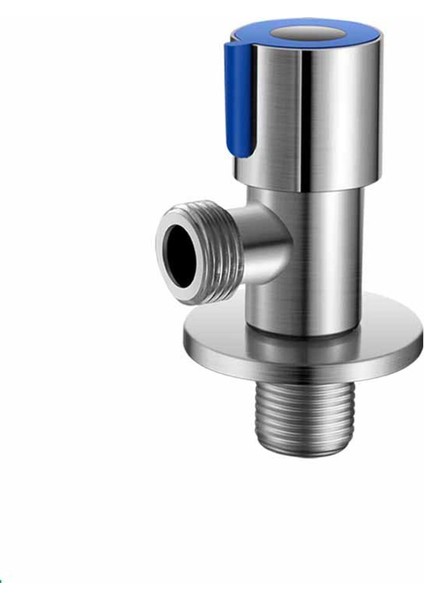 304 Paslanmaz Çelik Üçgen Vana Sıcak ve Soğuk Su Durdurma Vanası Bakır Çekirdek Banyo Mutfak Tuvalet Lavabo Değiştirme Aracı (Yurt Dışından)