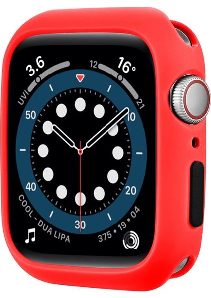 Şeker Mat Silikon Koruyucu Tampon Kılıf Apple Watch 6 Se 44MM 40MM Spor Kapak Tpu Koruma Kabuk Iwatch 5 4 42MM 38MM (Yurt Dışından) fiyatları