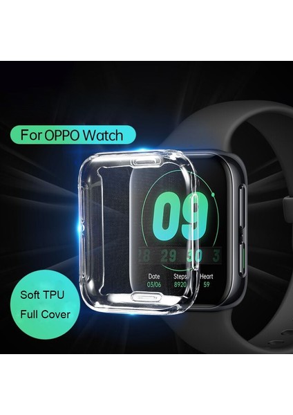 Oppo Izle 41MM 46MM Kapak Yumuşak Tpu Ekran Koruyucu Şeffaf Kılıflar Tam Kapsama Oppo Izle Aksesuarları (Yurt Dışından)