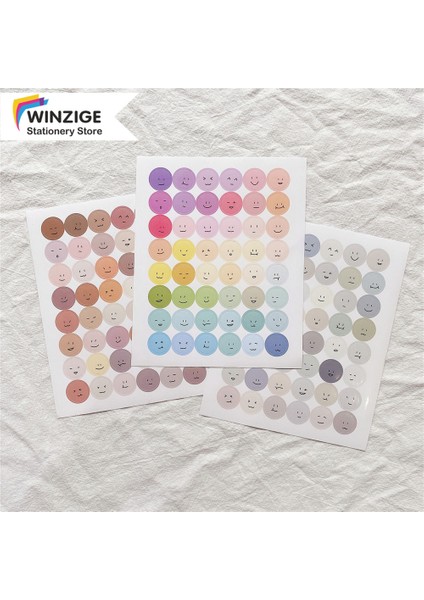 Winzige Kore Çıkartmaları Gülen Yüz Sevimli Çıkartmalar Scrapbooking Dergisi Dekor Kırtasiye (Yurt Dışından) fırsatları
