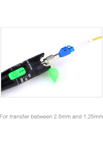Adet Görsel Arıza Tespit Adaptörü, Hibrit Fiber Optik Konnektör Adaptörü, Tek Modlu 9/125UM Fc Erkek Lc Dişi Adaptör (Yurt Dışından)