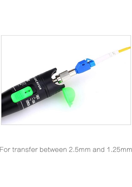 Adet Görsel Arıza Tespit Adaptörü, Hibrit Fiber Optik Konnektör Adaptörü, Tek Modlu 9/125UM Fc Erkek Lc Dişi Adaptör (Yurt Dışından)