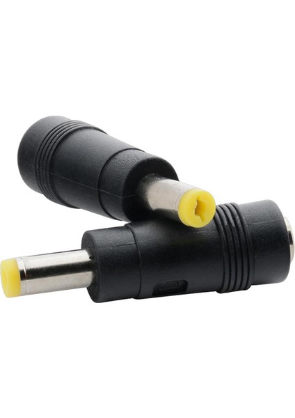 Adet 5.5x2.5mm Kadın 5.5x2.1mm Erkek Dc Güç Konektörü Adaptörü Dizüstü Bilgisayar (Yurt Dışından)
