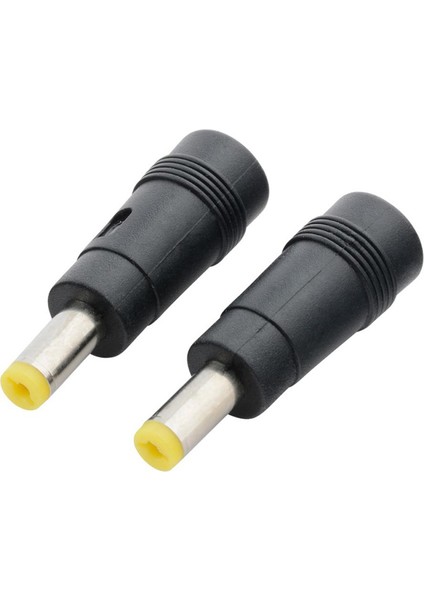 Adet 5.5x2.5mm Kadın 5.5x2.1mm Erkek Dc Güç Konektörü Adaptörü Dizüstü Bilgisayar (Yurt Dışından)