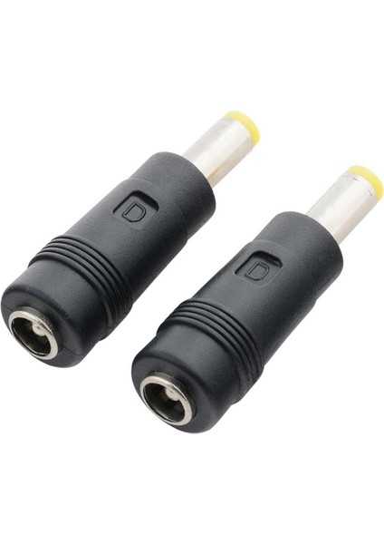 Adet 5.5x2.5mm Kadın 5.5x2.1mm Erkek Dc Güç Konektörü Adaptörü Dizüstü Bilgisayar (Yurt Dışından)