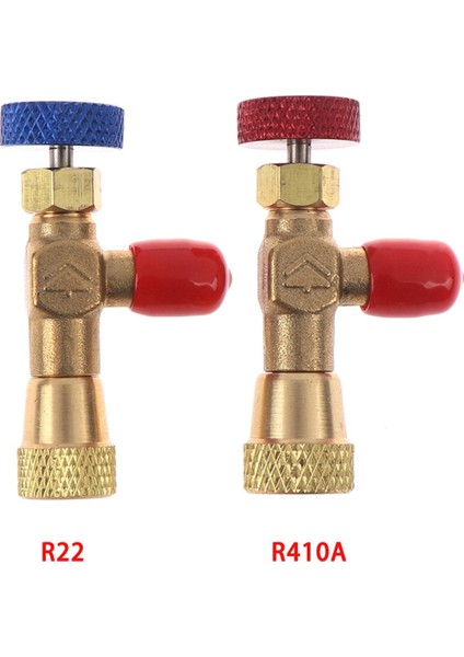 1/4 Için 2 Adet R410A R22 Soğutma Şarj Adaptörü (Yurt Dışından)