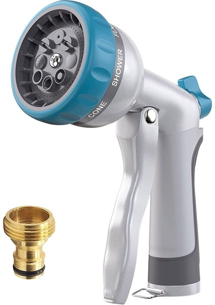 Lkpcıgcxm Bahçe Hortumu Nozulları 8 Ayarlanabilir Desenler Hortum Püskürtme Memesi Sulama Aksesuarları Bahçe Sulama Çim Araba Yıkama (Yurt Dışından) indirimleri