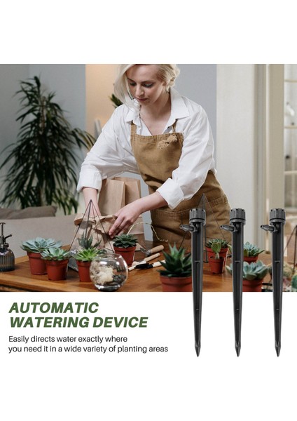 (100'LÜ Paket) Damla Damlatıcılar 4mm / 7mm Tüp Için Mükemmel, Ayarlanabilir 360 Derece Su Akışlı Damla Sulama Sistemi, Çiçek Tarhları, Sebze Bahçeleri, Hes Bahçeleri Için. (Yurt Dışından) fırsatları