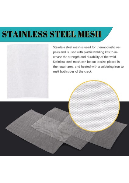 75 Parça Plastik Kaynak Teli, Takviyeli Paslanmaz Çelik Hasır Kiti 7 Tip Plastik Kaynak Teli (Yurt Dışından) fırsatları