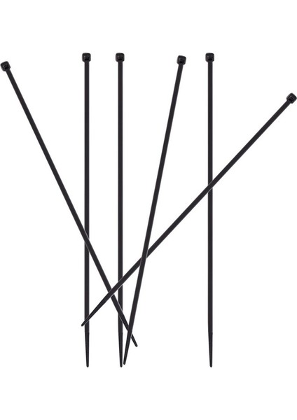 100 Adet Pratik 2.2X150MM Naylon Plastik Kablo Bağları Fermuarlı Tel Sarma Askısı-Siyah (Yurt Dışından) fırsatları