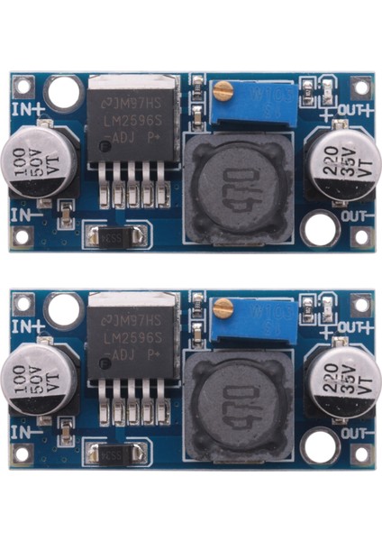 2x 48V Ayarlanabilir Düşürücü Regülatör Modülü, Dc-Dc, LM2596HV Girişi, 4.5-60V Modül (Yurt Dışından)