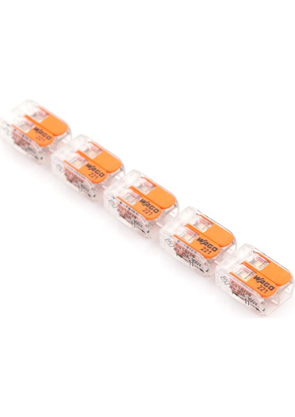 Sıcak 5 Adet Satış Wago 221-412 Kol-Somun 2 Iletken Kompakt Konnektör 10 Pk Bakır Tel Bağlantısı (Yurt Dışından) indirimleri