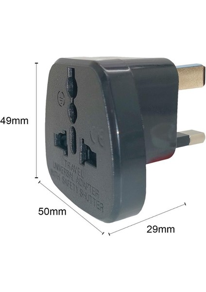 Pin Ingiltere Tak Dönüştürücü Seyahat Ac Güç Soketi Uluslararası Adaptör Ab Abd Au Elektrik Evrensel 13A 250V 3250W (Yurt Dışından) indirimleri