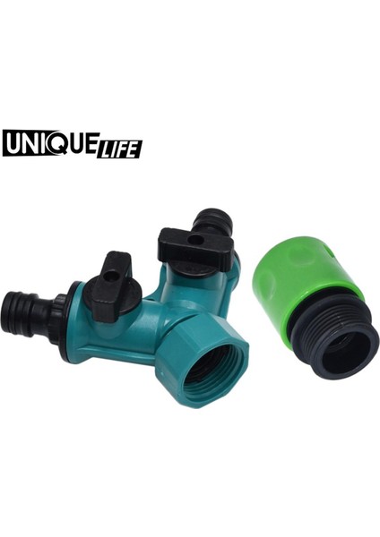 [eşsiz Yaşam] 2 Yollu Bahçe Hortumu Ayırıcı Y Şekli Vana Su Borusu Konnektörü Boru Adaptörü (Yurt Dışından)