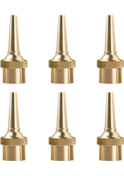 Jdxhlau 6 Adet Fıskiye Memesi Kafa G1/2 DN15 Ayarlanabilir Yön Jet Su Püskürtme Yağmurlama Başlığı Bahçe Gölet Eğlence Parkı Için (Yurt Dışından)