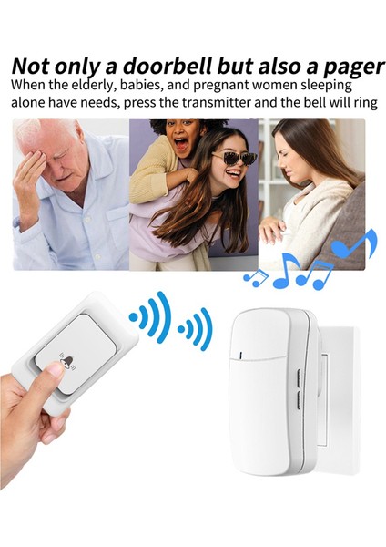 300 M Uzaktan Kumandalı Kapı Zili Ev Hoş Geldiniz My Melody Ring Kapı Zili Chime Kiti Ab Tak (Yurt Dışından) indirimleri