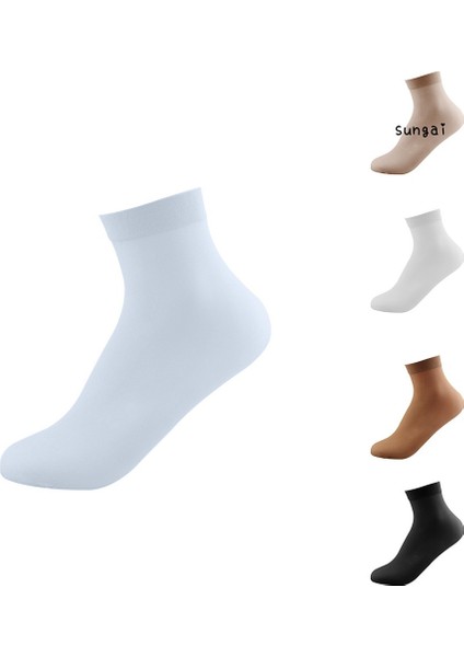 Sga 10 Pairs Kadın Erkek Tek Kullanımlık Düz Renk Ayak Bileği Ipek Çorap Buz Pisti Ayak Banyosu (Yurt Dışından) fırsatları