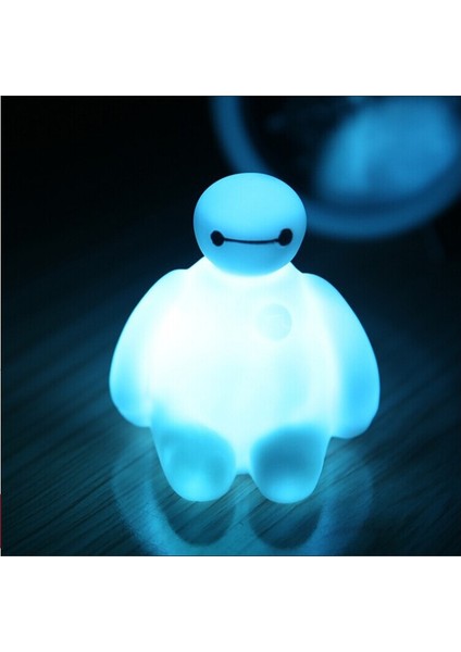 Adet 7 Renk Değişen Büyük Kahraman 6 Baymax Raya LED Gece Lambası Dekorasyon Sevimli Masa Lambası (Yurt Dışından) fırsatları