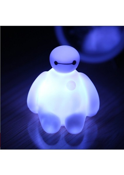 Adet 7 Renk Değişen Büyük Kahraman 6 Baymax Raya LED Gece Lambası Dekorasyon Sevimli Masa Lambası (Yurt Dışından) indirimleri