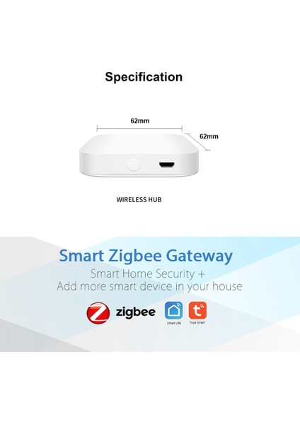 Rovf - Zigbee Ağ Geçidi - Smart Hub - Mini Ses Kontrolü - Work Tuya Alexa/google Home Için Akıllı Yaşam (Yurt Dışından) fiyatları