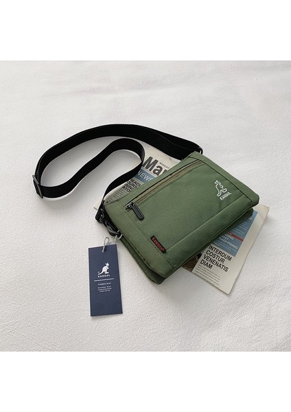 Kangol Moda Çanta Kadın Çanta Messenger Kanvas Küçük Crossbody Sling Çanta (Yurt Dışından)
