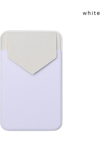 Hs Yeni Cep Telefonu Cebi Moda Cüzdan Kılıf Telefon Kartı Tutucu Yapışkanlı Etiket Likra Evrensel Elastik Ince Cep/renkli (Yurt Dışından)