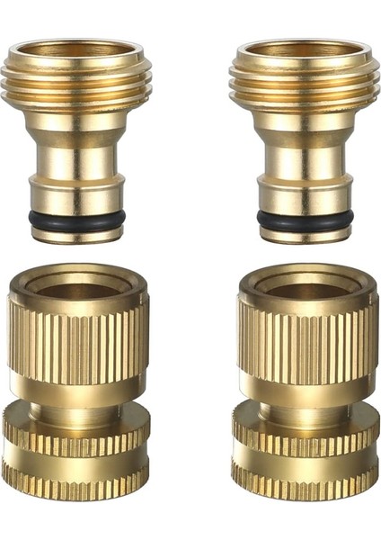 Arelene Bahçe Hortumu Hızlı Bağlantı - Bahçe Hortumu Bağlantı Elemanlarını Bağlayın, Su Hortumu Hızlı Bağlantı, 3/4 Inç Erkek ve Dişi Set, 2 Takım (Yurt Dışından) fiyatları