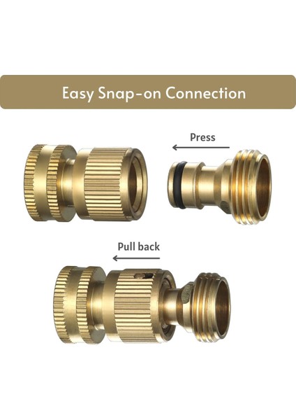 Arelene Bahçe Hortumu Hızlı Bağlantı - Bahçe Hortumu Bağlantı Elemanlarını Bağlayın, Su Hortumu Hızlı Bağlantı, 3/4 Inç Erkek ve Dişi Set, 2 Takım (Yurt Dışından) fırsatları