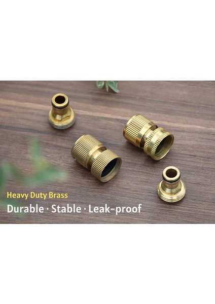 Arelene Bahçe Hortumu Hızlı Bağlantı - Bahçe Hortumu Bağlantı Elemanlarını Bağlayın, Su Hortumu Hızlı Bağlantı, 3/4 Inç Erkek ve Dişi Set, 2 Takım (Yurt Dışından) indirimleri