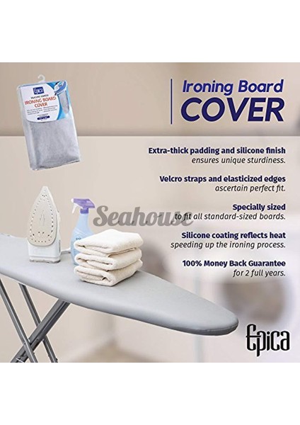 Boyutlu Evrensel Gümüş Kaplamalı Ütü Masası Kapağı Kalın Isıyı Yansıtan Kaymaz (Yurt Dışından) modelleri