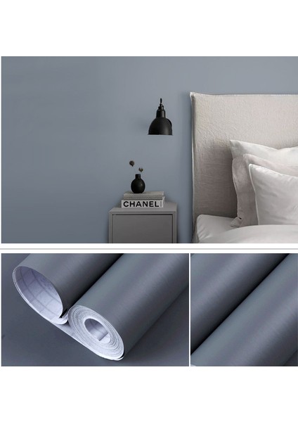 Pvc Mat Duvar Kağıdı Kendinden Yapışkanlı Düz Renk Ev Dekor Yatak Odası Mobilya Dekoratif (Yurt Dışından) fiyatları