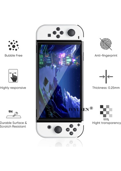 Adet Temperli Cam Ekran Koruyucu Nintendo Anahtarı OLED Konsolu Için 9h Untra Ince Koruyucu Film 2021 Aksesuarları (Yurt Dışından) fırsatları