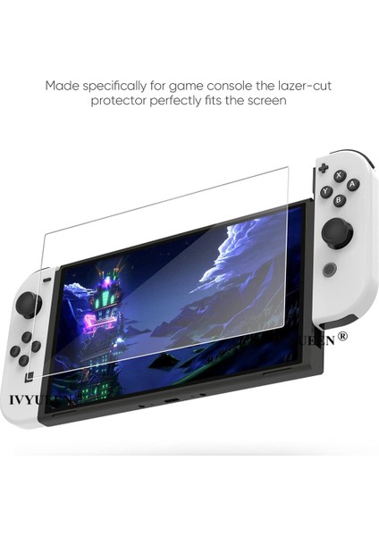Adet Temperli Cam Ekran Koruyucu Nintendo Anahtarı OLED Konsolu Için 9h Untra Ince Koruyucu Film 2021 Aksesuarları (Yurt Dışından) indirimleri
