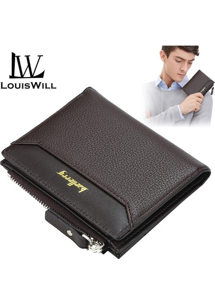 Louiswill Moda Cüzdan Erkek Kısa Cüzdan Bifold Cüzdan (Yurt Dışından) fiyatları