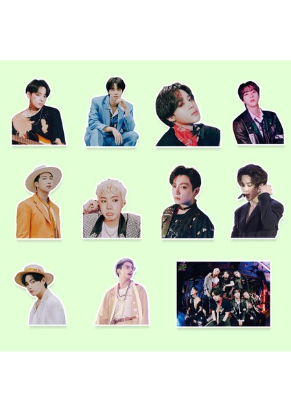 100 Adet Kpop Bts 2022 Sezonun Selamlar Fotoğraf Etiket Günlüğü Dıy Dekor Dergisi Etiket (Yurt Dışından) modelleri