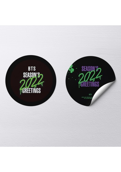 100 Adet Kpop Bts 2022 Sezonun Selamlar Fotoğraf Etiket Günlüğü Dıy Dekor Dergisi Etiket (Yurt Dışından) fırsatları