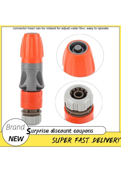Bahçe Hortumu Musluk Bağlantısı Su Borusu Adaptörü Araba Yıkama Sulama Püskürtücü (Yurt Dışından)