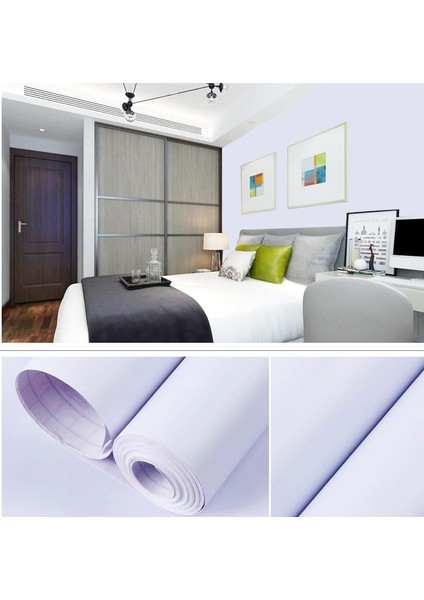 Pvc Mat Duvar Kağıdı Kendinden Yapışkanlı Düz Renk Ev Dekor Yatak Odası Mobilya Dekoratif (Yurt Dışından) indirimleri